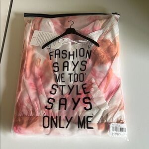 Amazon Women Maxi Dress Pink Peach Tie-Dye